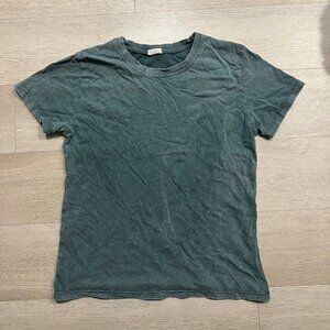 John Galt Crop Faded Forest Green Shirt